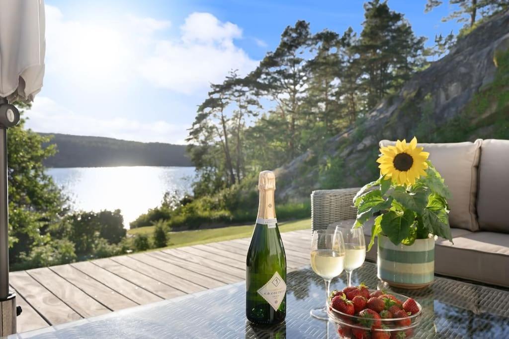 Sommerhus Ved Iddefjorden Halden Bagian luar foto