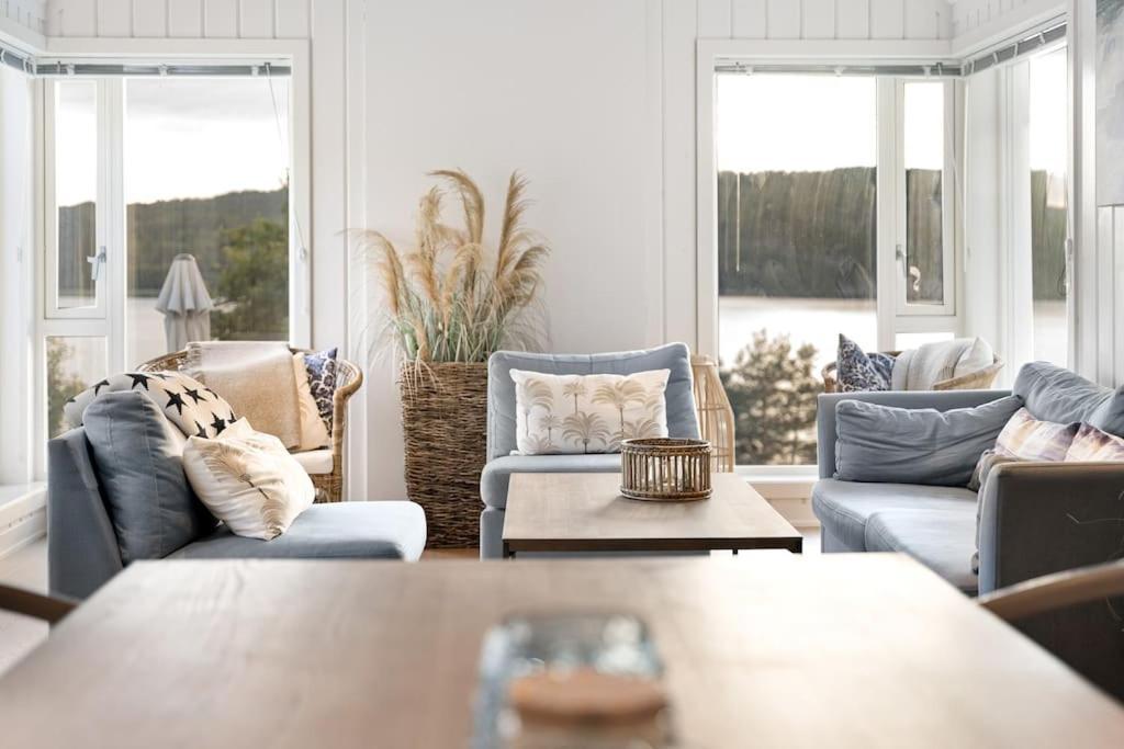 Sommerhus Ved Iddefjorden Halden Bagian luar foto
