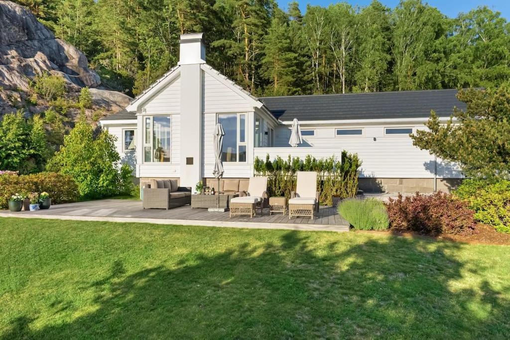 Sommerhus Ved Iddefjorden Halden Bagian luar foto