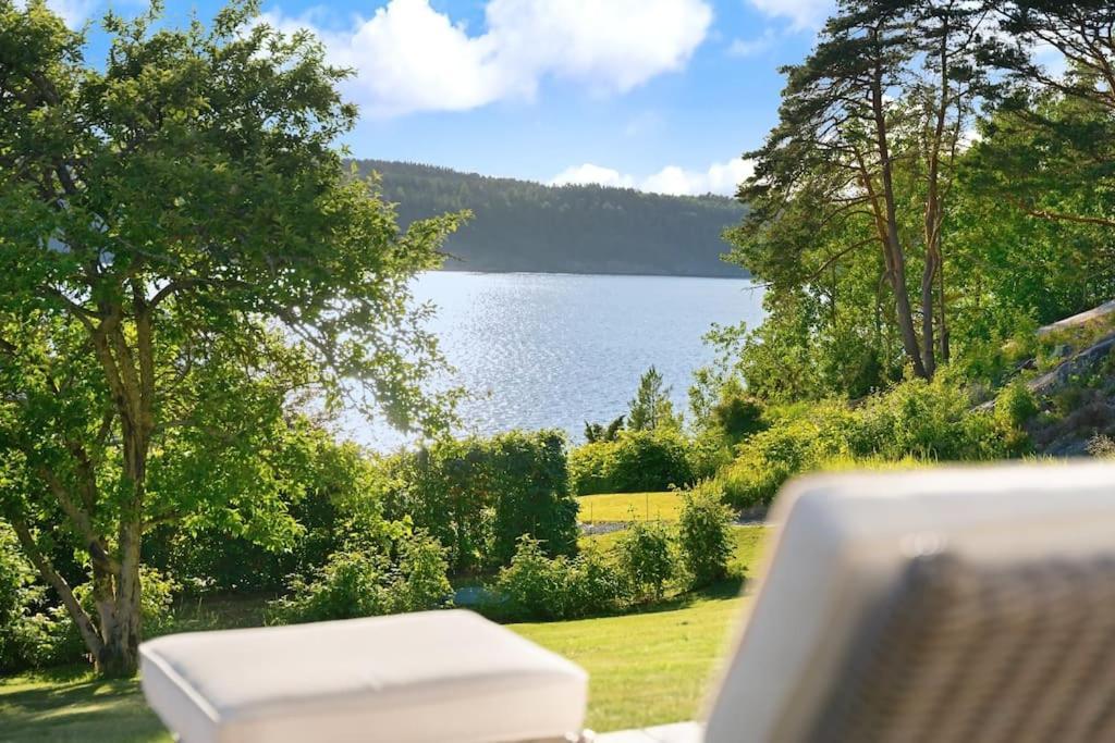 Sommerhus Ved Iddefjorden Halden Bagian luar foto