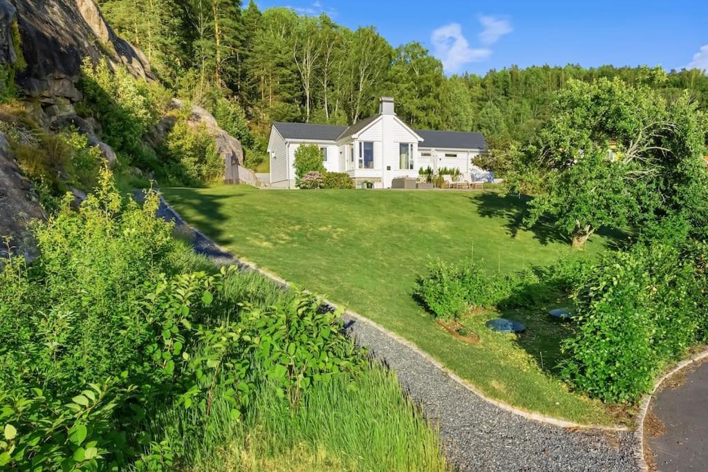 Sommerhus Ved Iddefjorden Halden Bagian luar foto